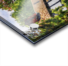 Water color of tudor home in Ellesmere Shropshire Acrylic print