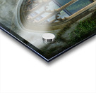 London street light seen through old windows of St Dunstan Acrylic print