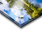 Gorgeous lagoon and lake in the Na Aina Kai sculpture garden Acrylic print