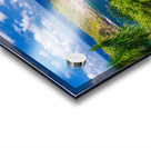 Mokolea point and Kahili beach framed by palm trees Kauai Acrylic print