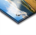 Panorama of the sandy beach and Hanalei Pier at sunrise Acrylic print