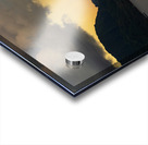 Sunrise over Hanalei bay with silhouette of north shore peaks Acrylic print