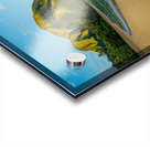 Early morning sunrise over Tunnels Beach on Kauai in Hawaii Acrylic print