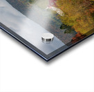 Historic red barn and farm nestled in fall colors in West Virgin Acrylic print