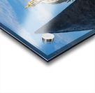 Facade of the State Capitol building in St Paul behind hands Acrylic print