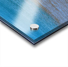 Blue clear water from Ohio river meets brown Mississippi Impression Acrylique