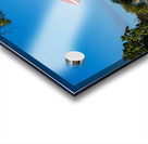 Townscape of Natchez in Mississippi with old bandstand Acrylic print