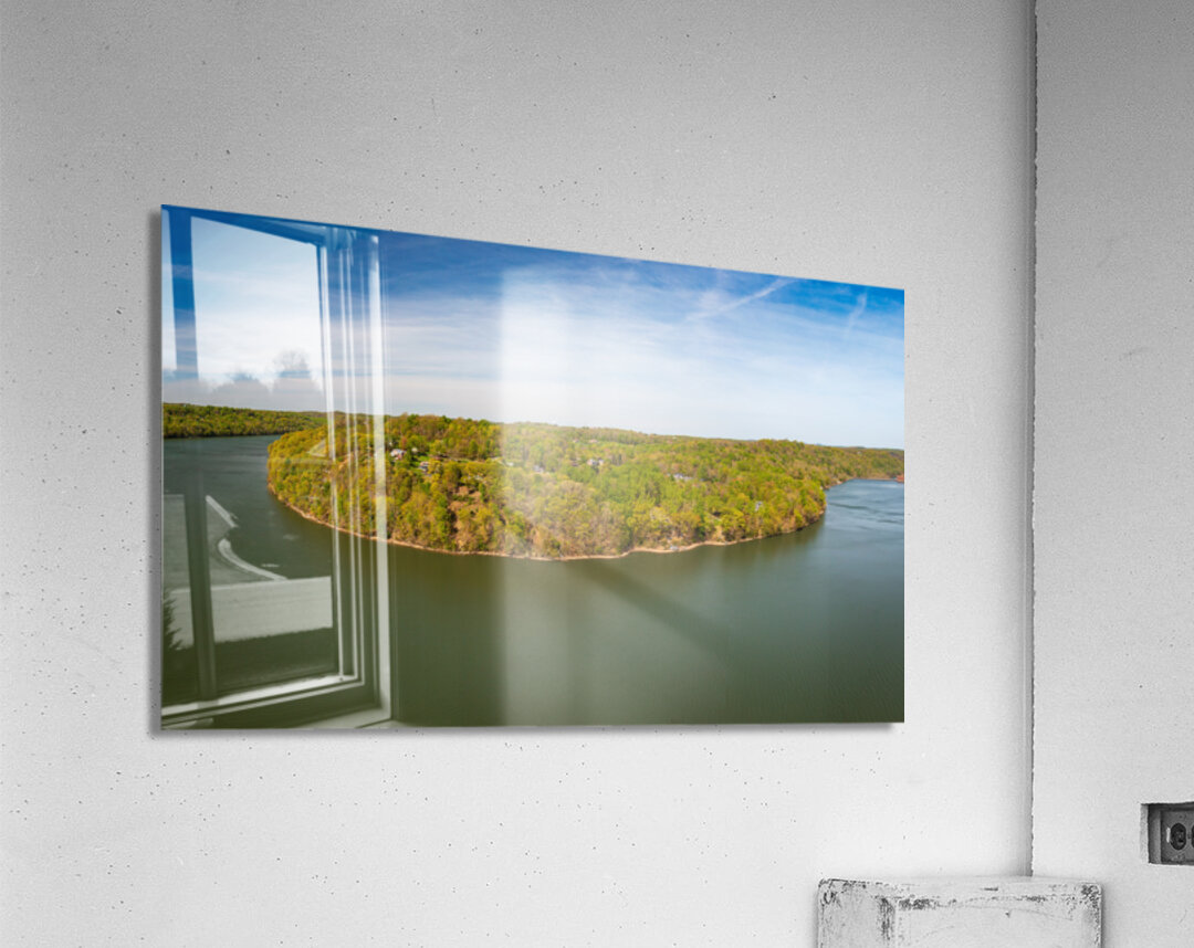 Aerial view of Cheat Lake and the Woodlands near Morgantown Acrylic Print