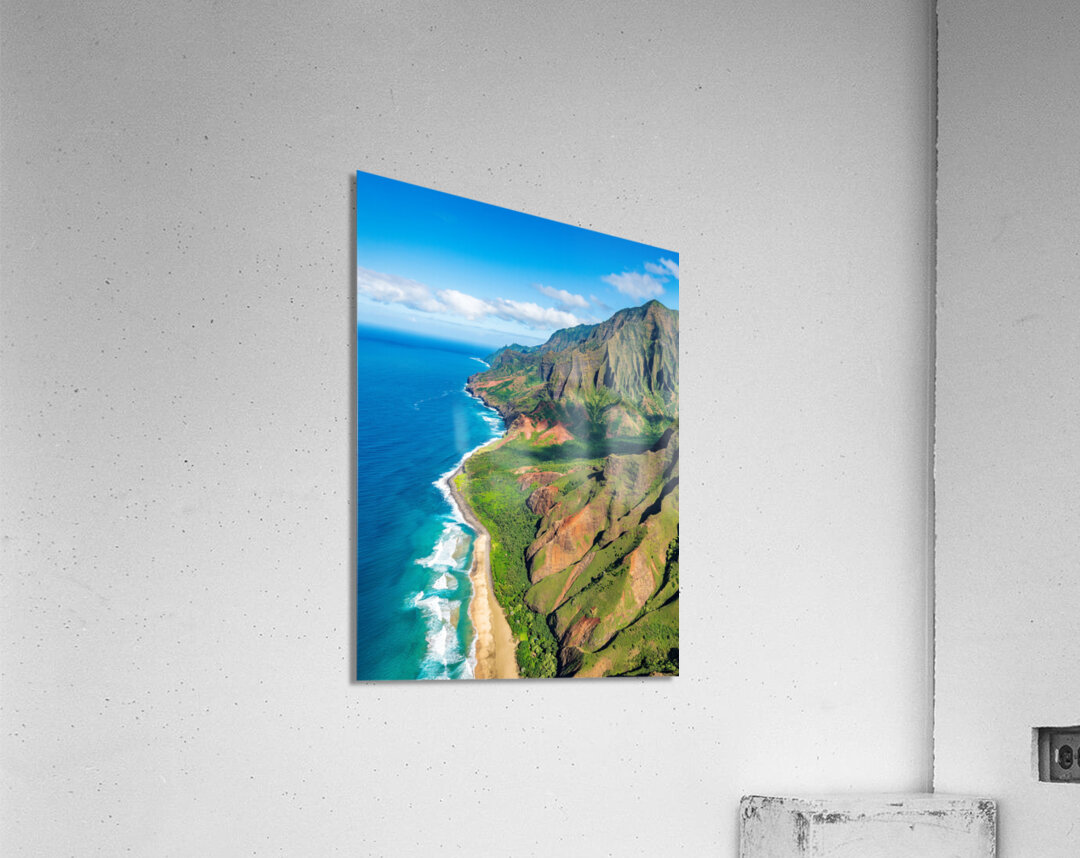 Coastline of Na Pali on Kauai Acrylic Print