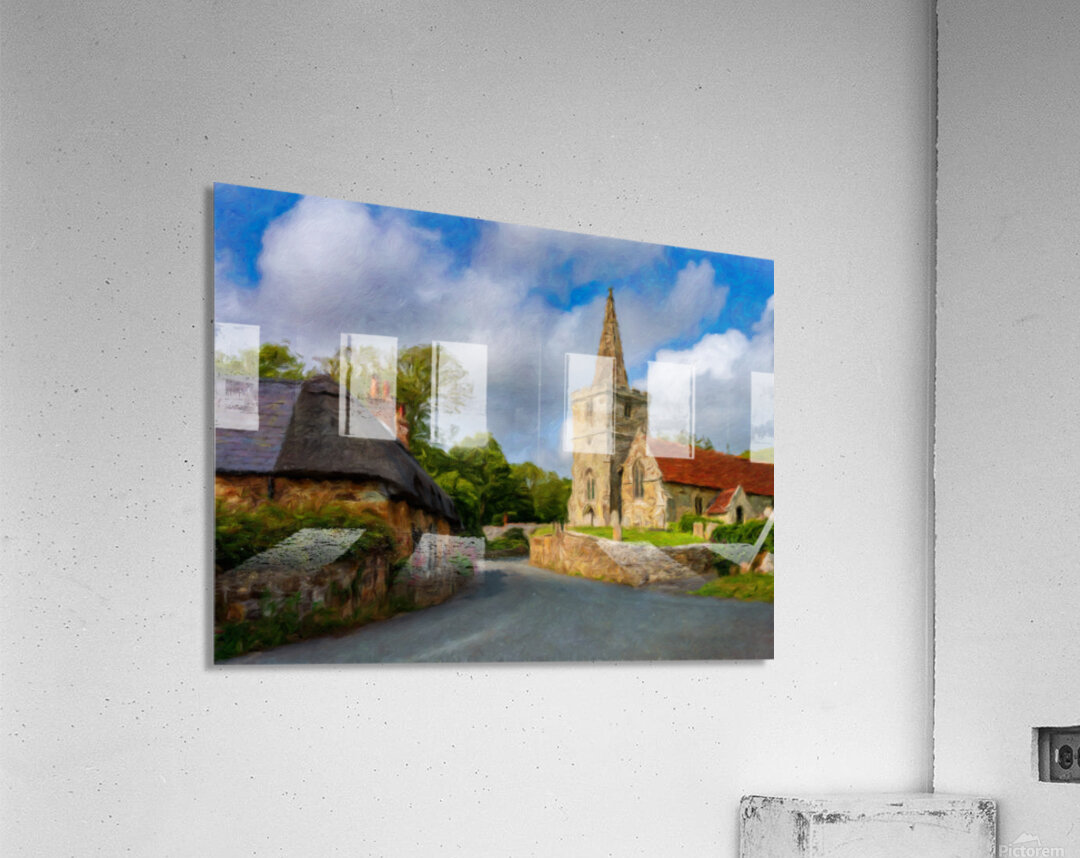 St Peters Church in Shorwell on the Isle of Wight  Acrylic Print