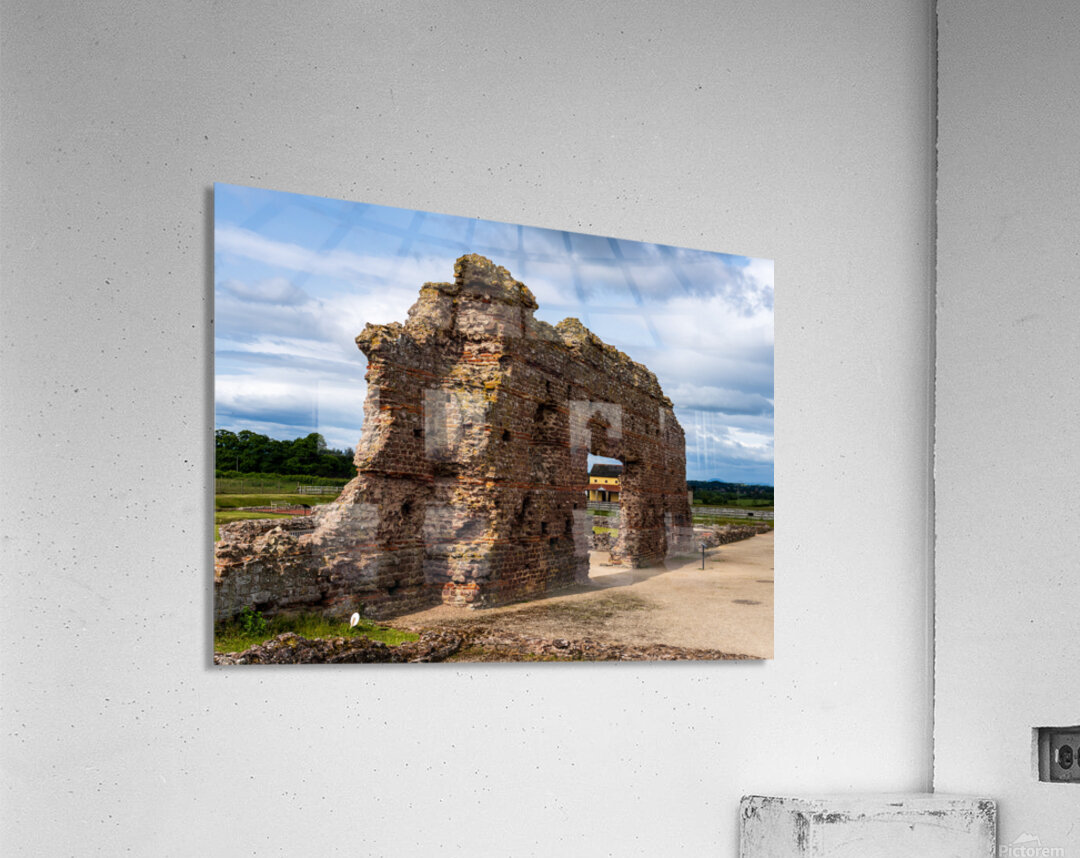 The Old Work is a wall to the baths of the large Roman settlemen Acrylic Print