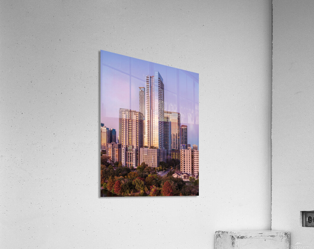 44 East and Rainey street district of Austin Texas in 2026 Acrylic Print