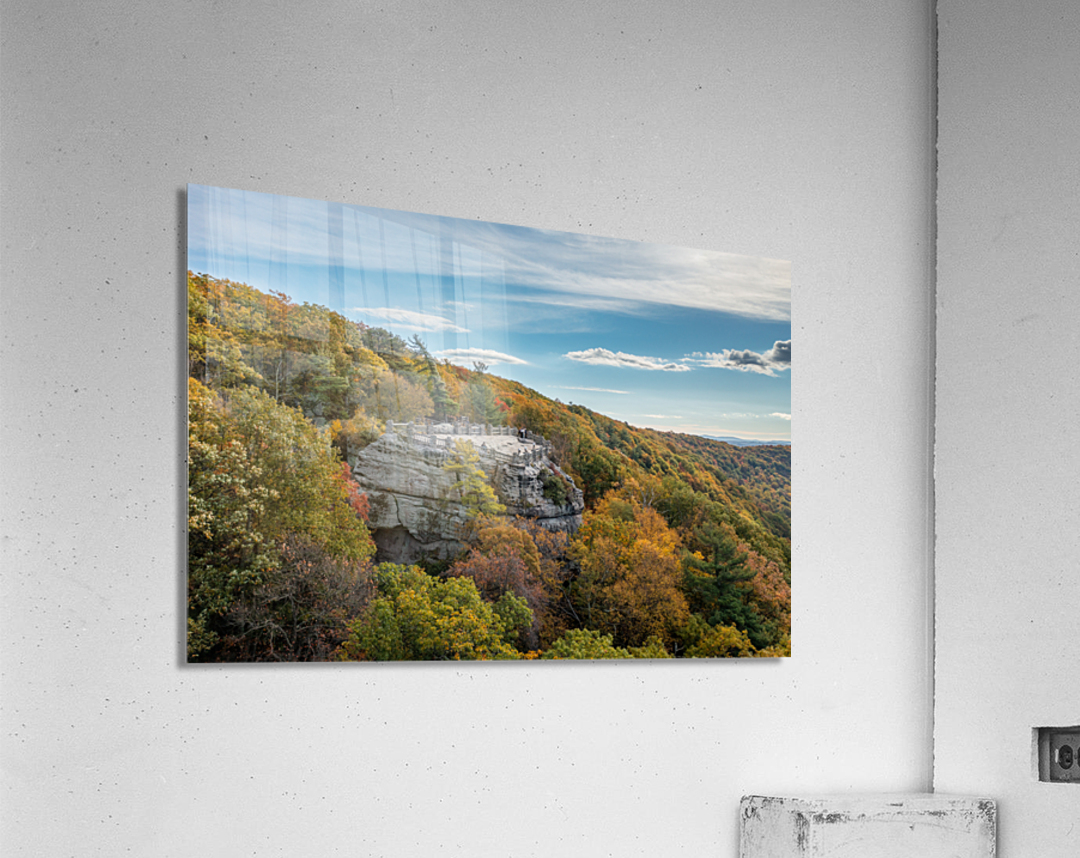 Coopers Rock state park overlook in the fall Acrylic Print