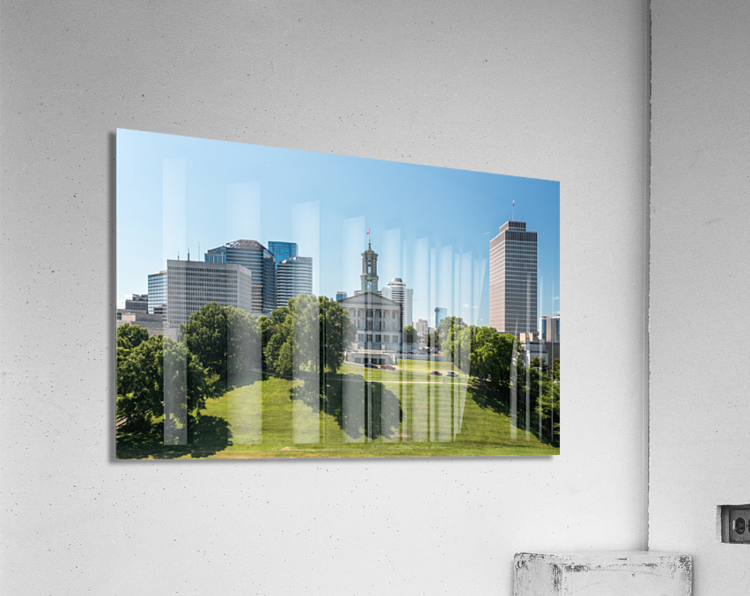Aerial view of the State Capitol building in Nashville Tennessee Acrylic Print