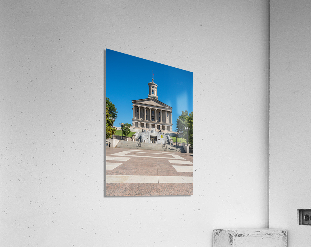 Steps leading to the State Capitol building in Nashville Tennessee Impression acrylique