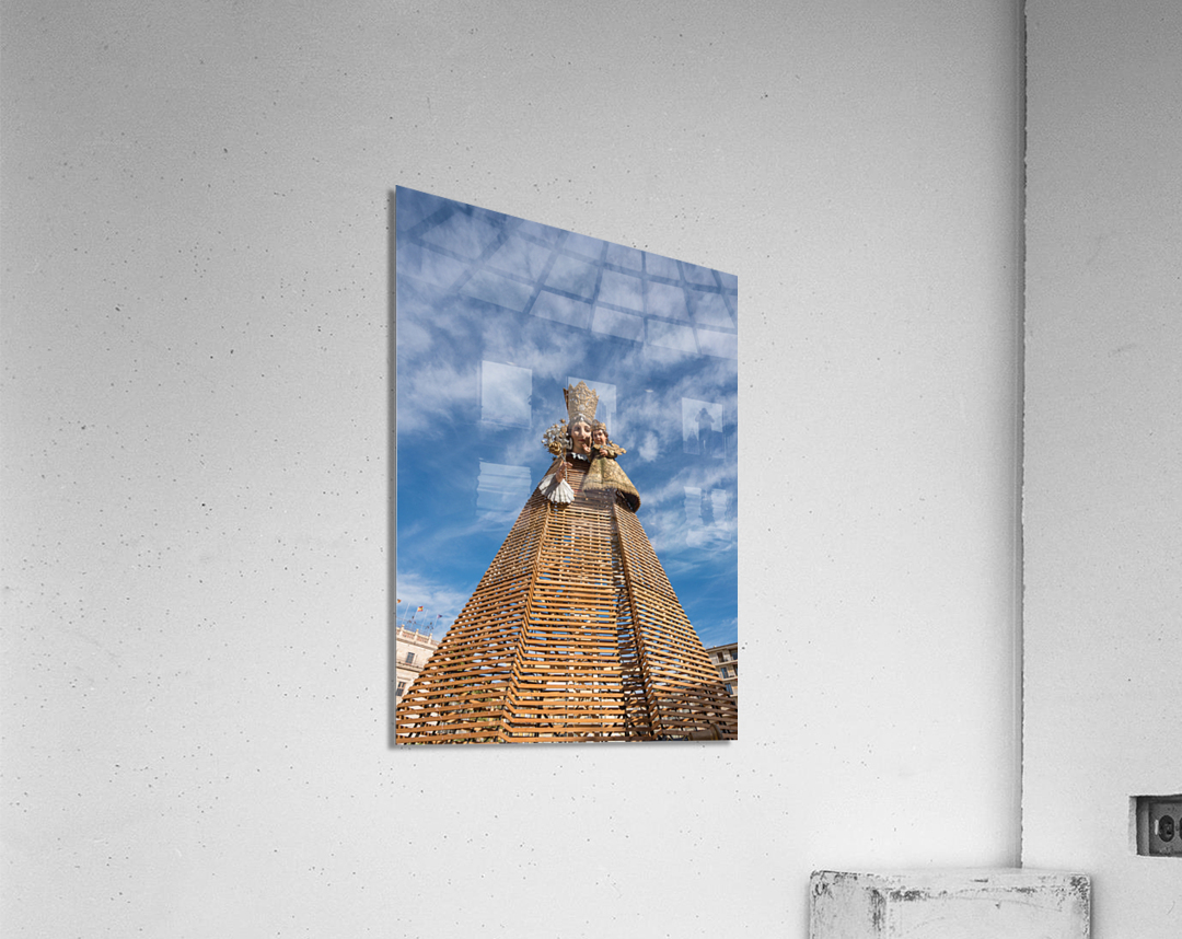 Statue for the Fallas Festival in Valencia Impression acrylique