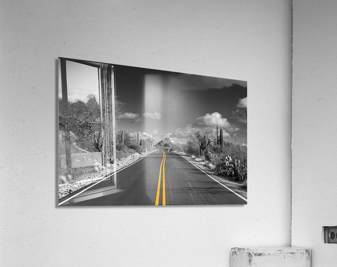 The road goes on for ever Acrylic Print