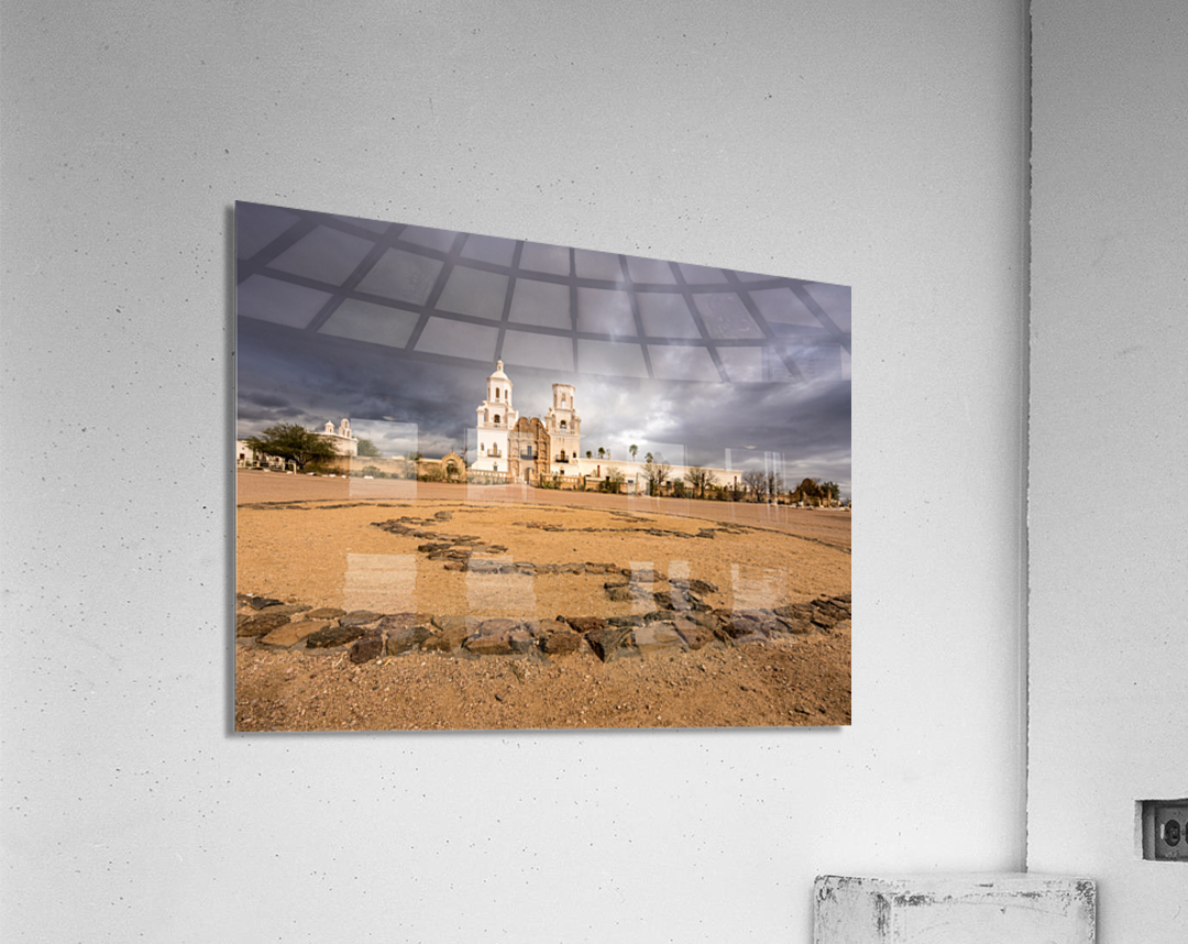 San Xavier del Bac Mission Tucson Arizona Acrylic Print