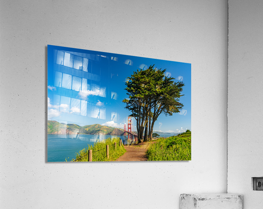 Marin Headlands and Golden Gate Bridge Acrylic Print