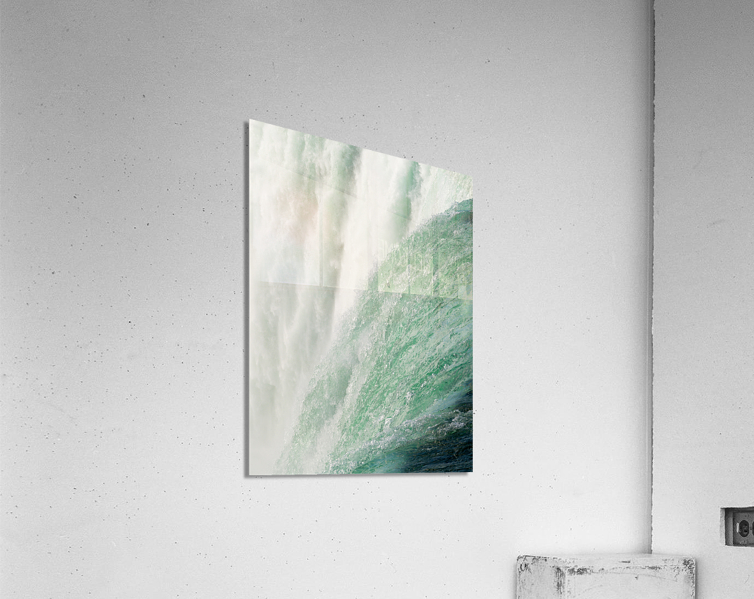 Detail of Canadian Horseshoe Falls at Niagara Acrylic Print