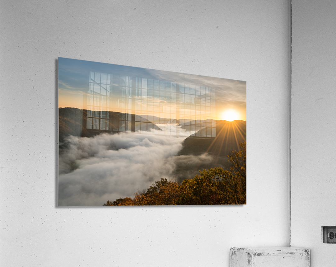 Grandview in New River Gorge Acrylic Print