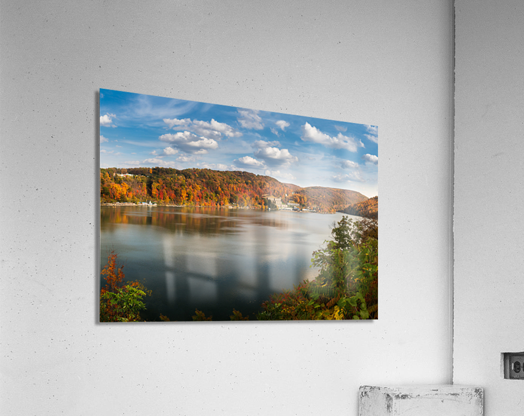 Fall colors on Cheat Lake Morgantown Acrylic Print
