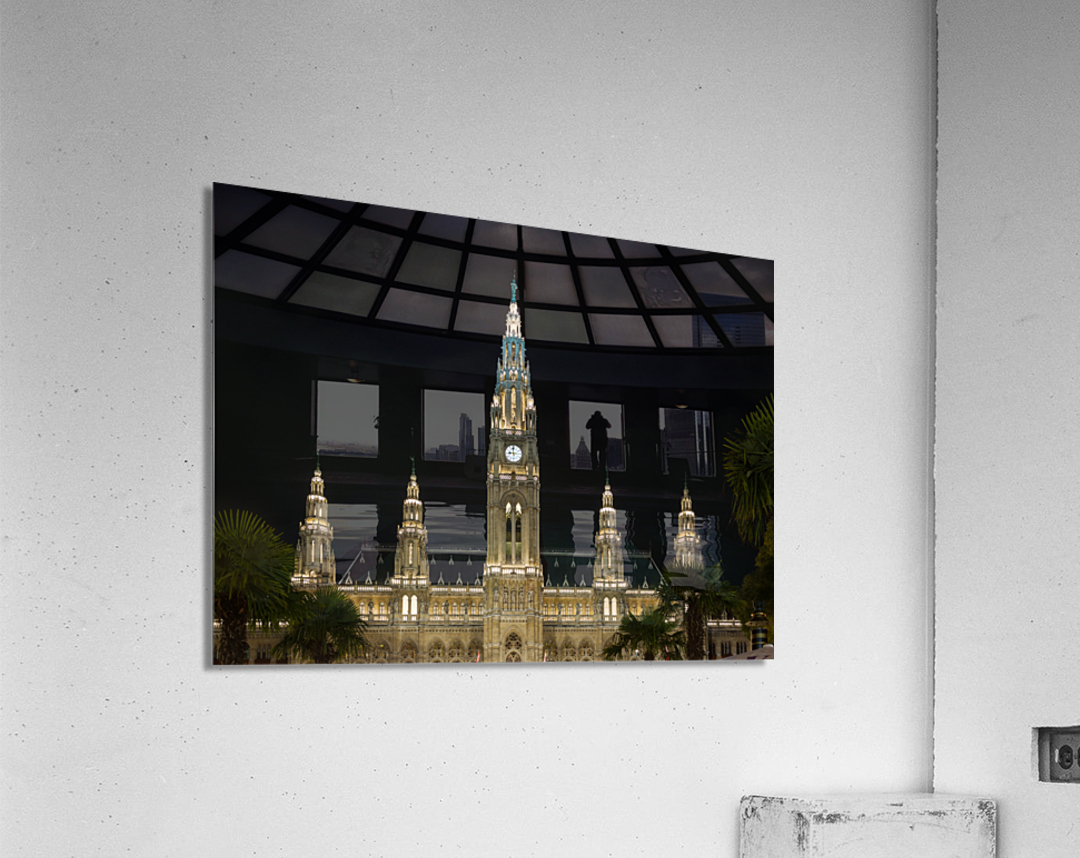  Rathaus building in Vienna Austria Acrylic Print