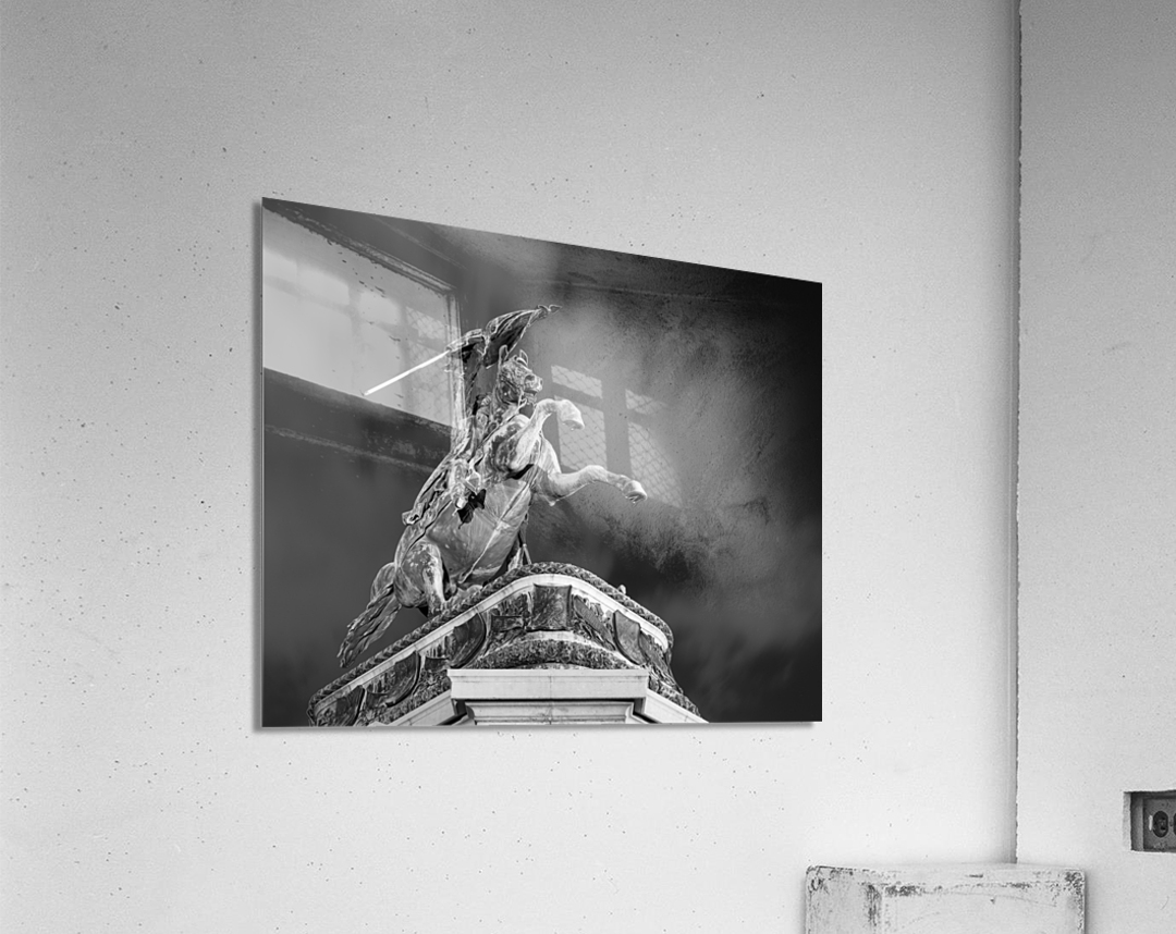 Equestrian statue Heldenplatz Vienna Austria Acrylic Print