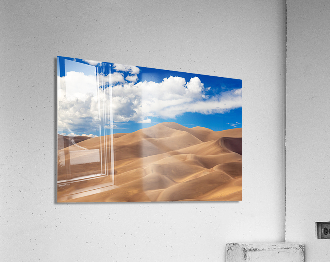Panorama of Great Sand Dunes NP  Acrylic Print