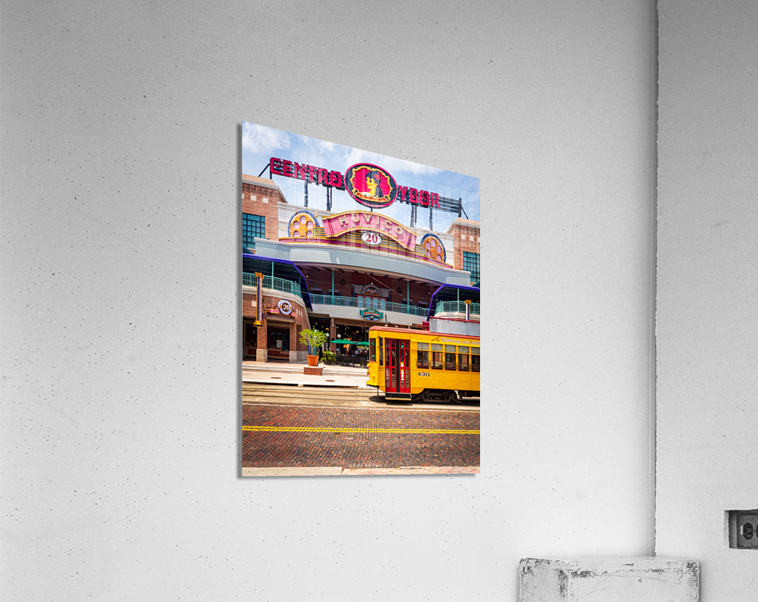 Cinema in Ybor City in Tampa Florida Acrylic Print