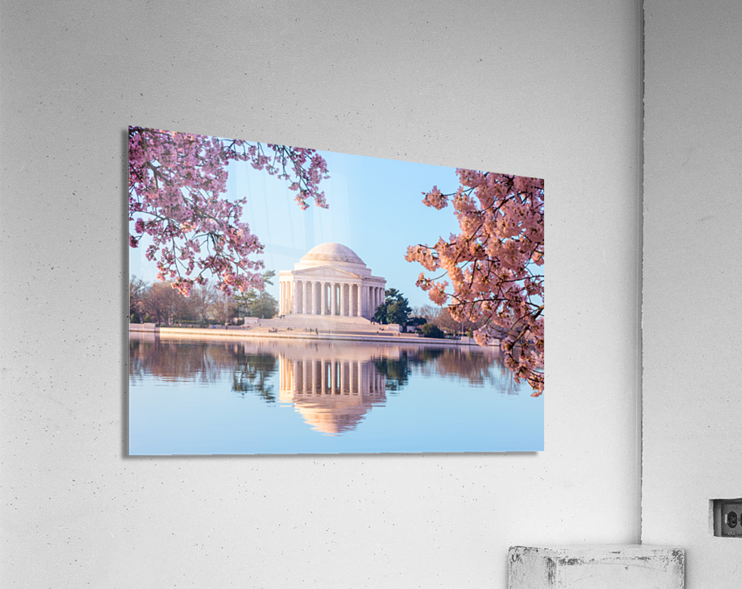 Beautiful early morning Jefferson Memorial wall art Acrylic Print