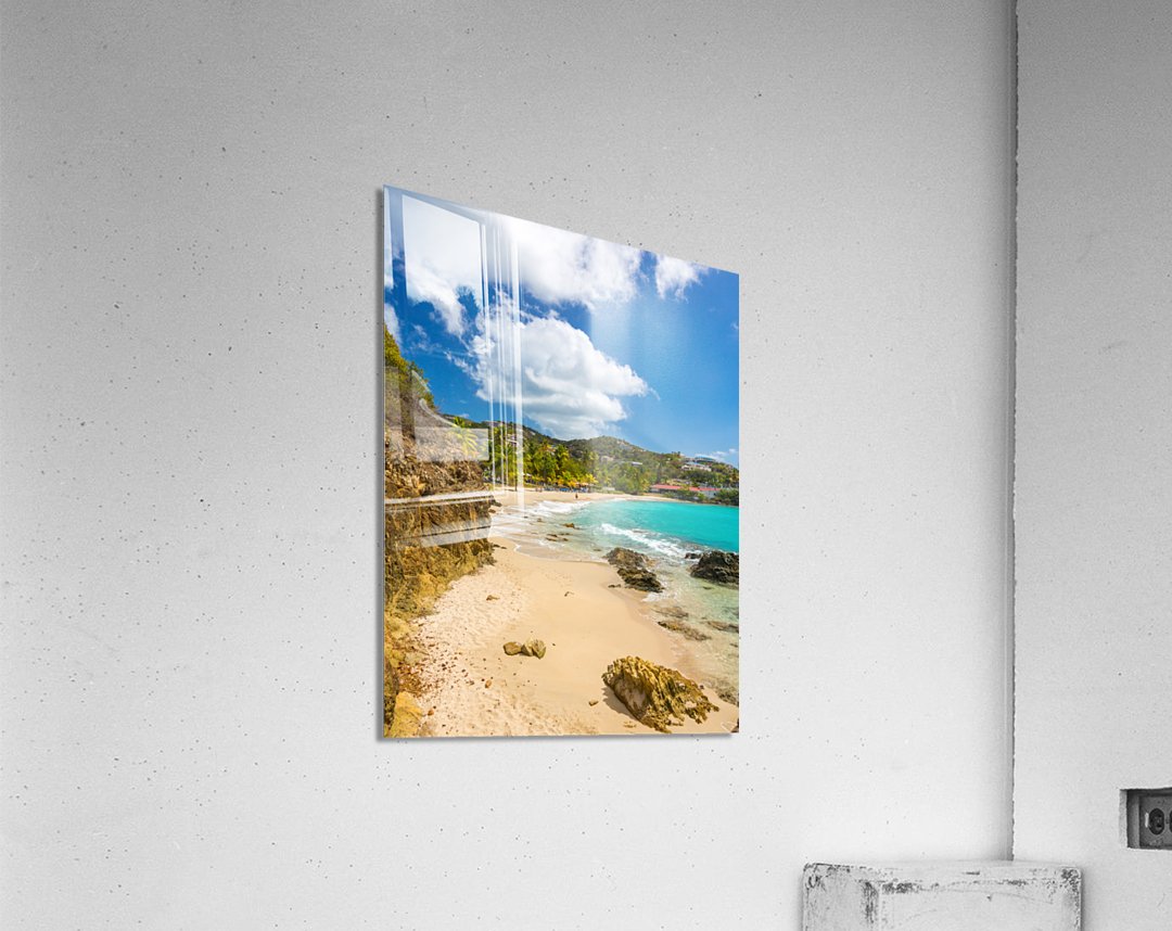 Frenchmans Bay with Beach scene St Thomas USVI Acrylic Print