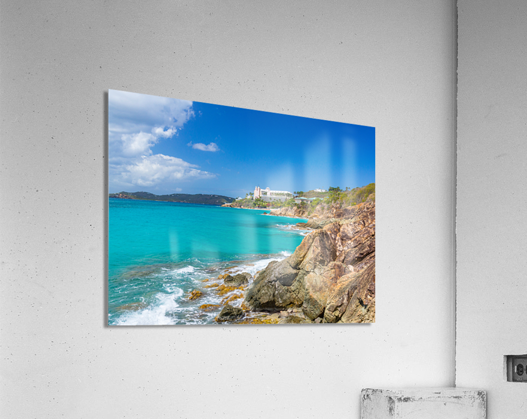 Beach scene St Thomas USVI Acrylic Print