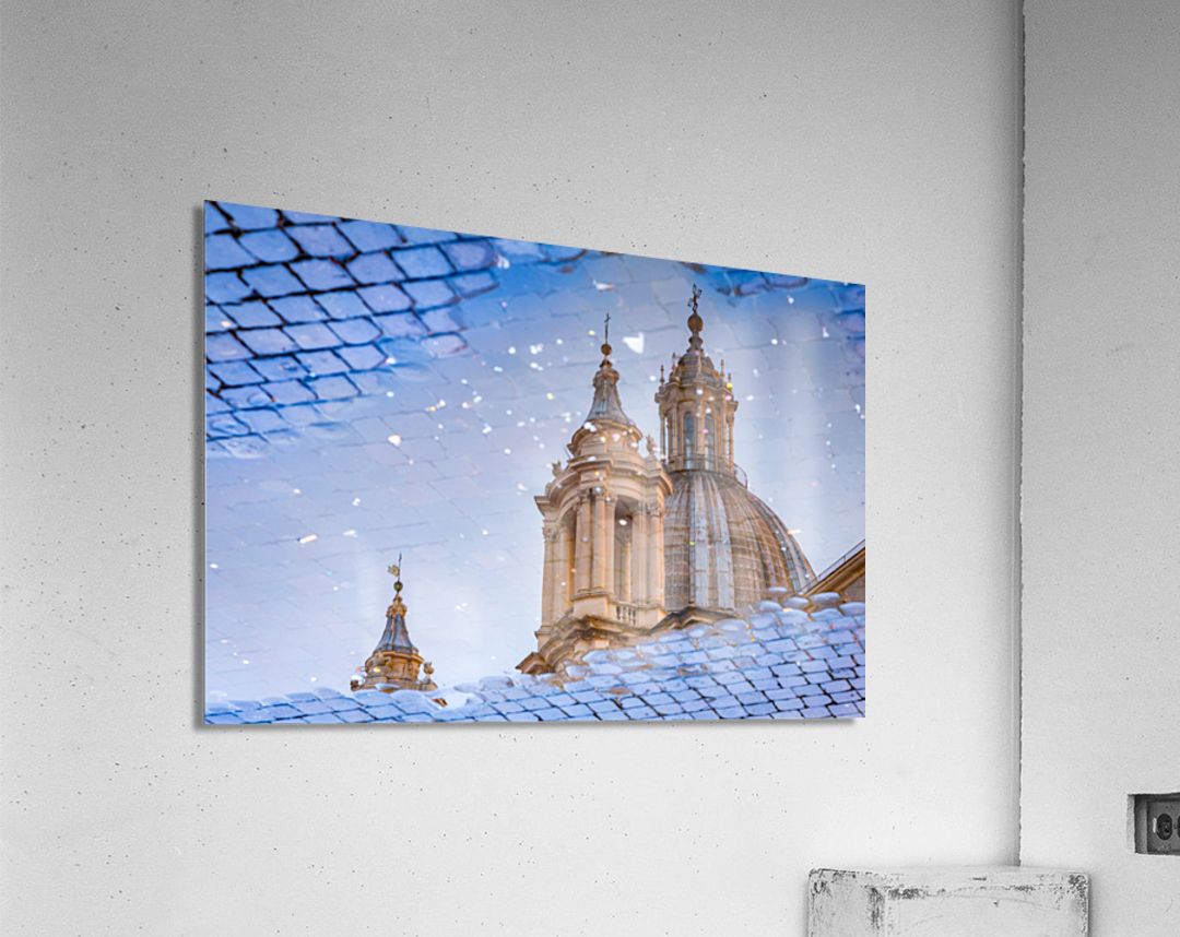 Dusk in famous Piazza Navona Acrylic Print