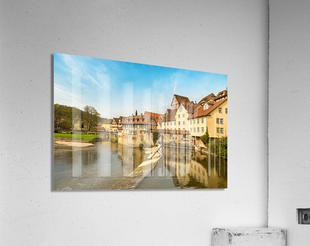 Reflection of Schwabisch Hall Germany Acrylic Print