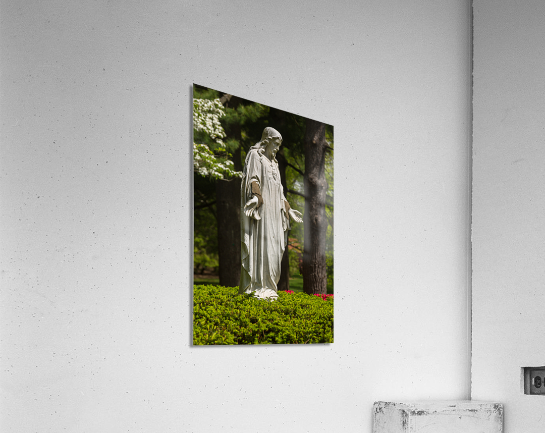 Statue Jesus at Cabrini College Pennsylvania Acrylic Print