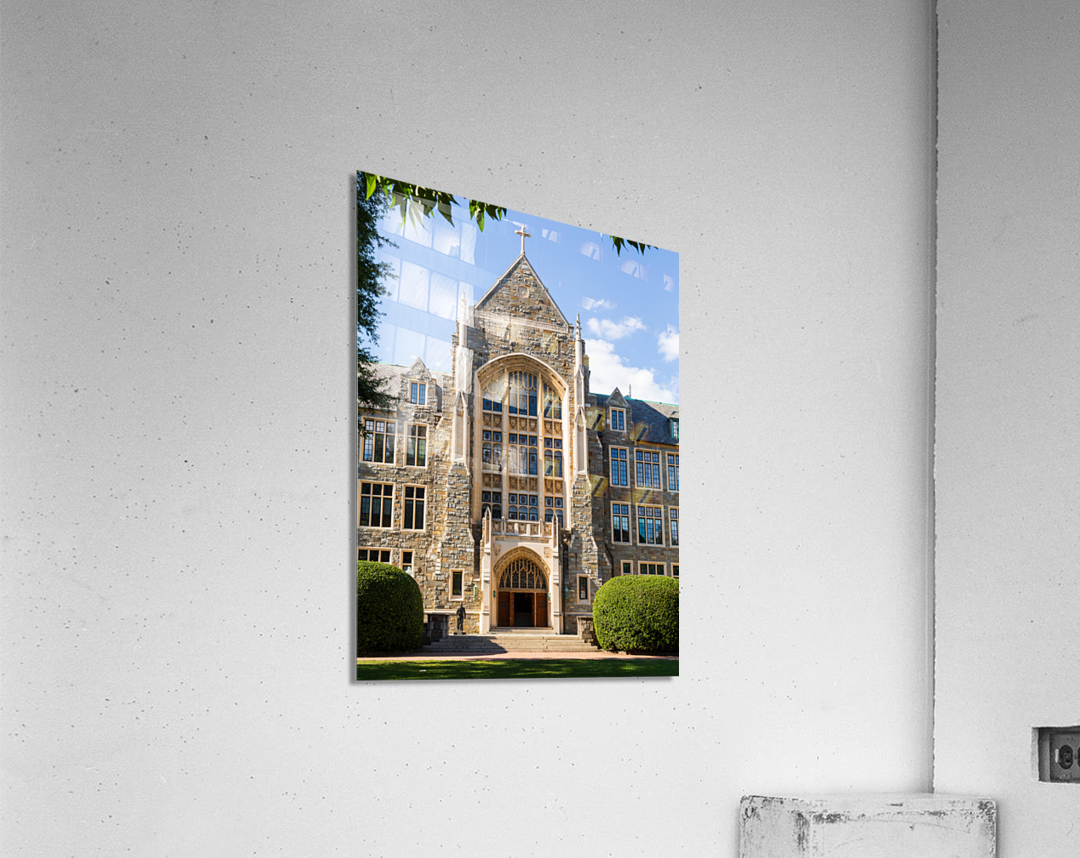 White Gravenor hall Georgetown University DC Acrylic Print