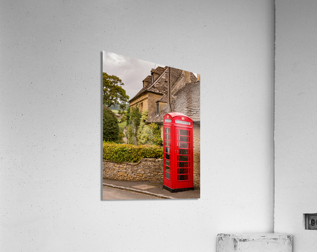 Old houses in Cotswold district of England Acrylic Print