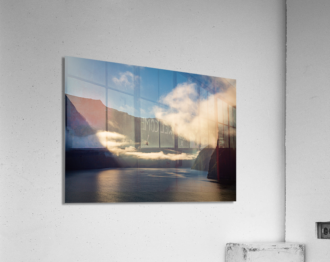 Fjord of Milford Sound in New Zealand Acrylic Print