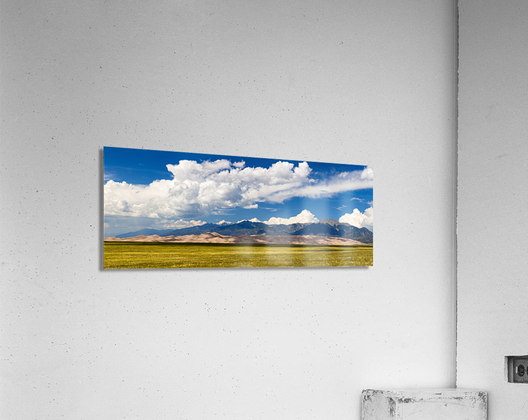 Panorama of Great Sand Dunes NP  Acrylic Print