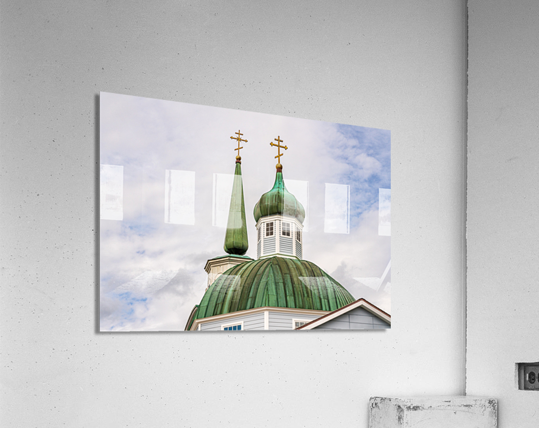 Exterior roof of the historic St Michaels Cathedral in Sitka Al Acrylic Print