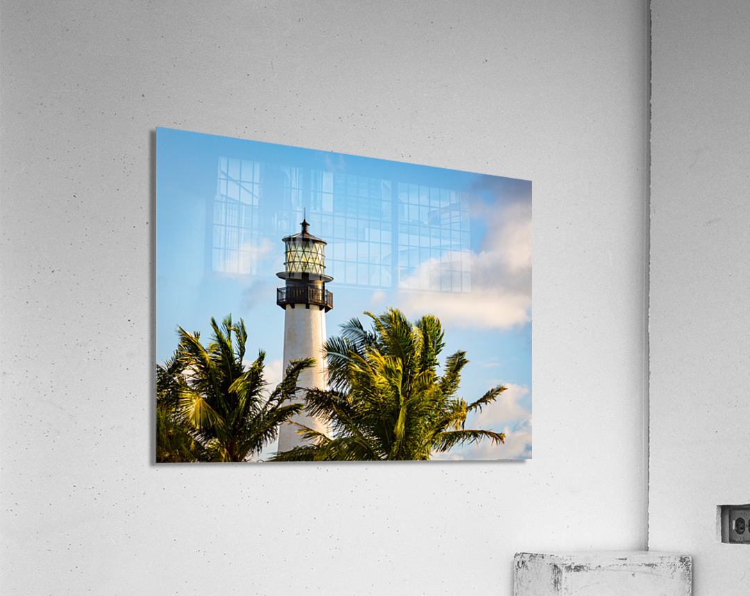 Cape Florida lighthouse in Bill Baggs Acrylic Print