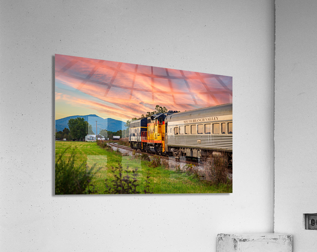 Potomac Eagle train in the evening Acrylic Print