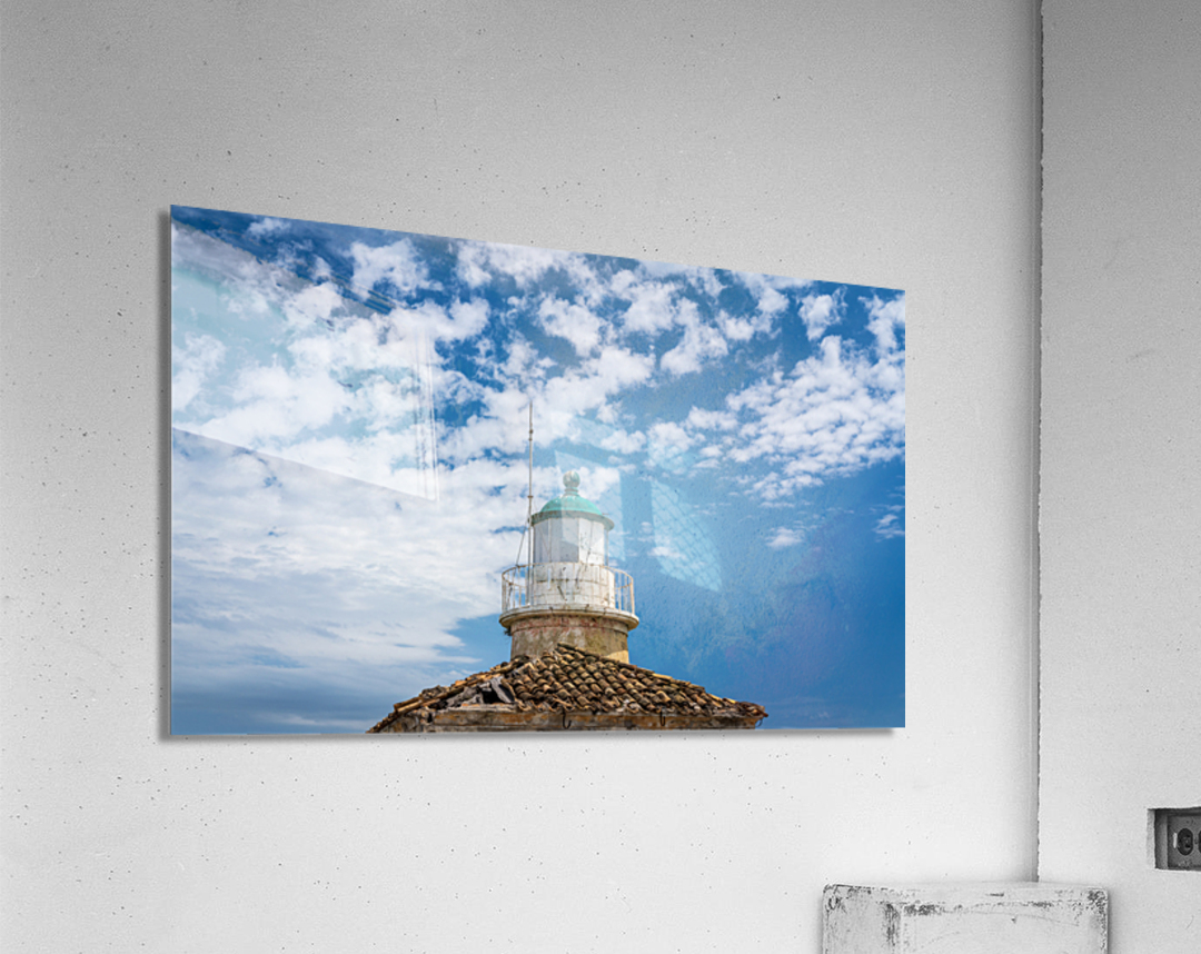 Old Fortress of Corfu by old town Acrylic Print