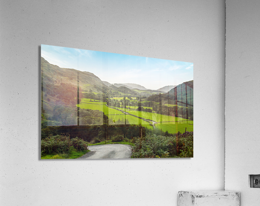 View toward Eskdale from HardKnott Pass Acrylic Print