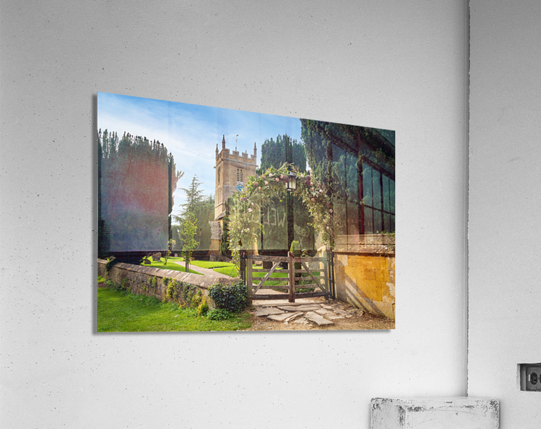 Stanway House and St Peters Church Stanton Acrylic Print