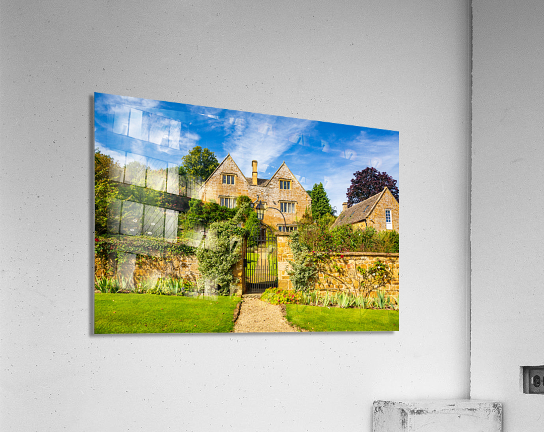 Old cotswold stone house in Ilmington Acrylic Print