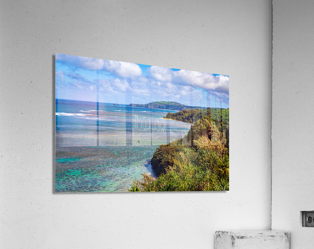 Sealodge and anini beach in Kauai Acrylic Print