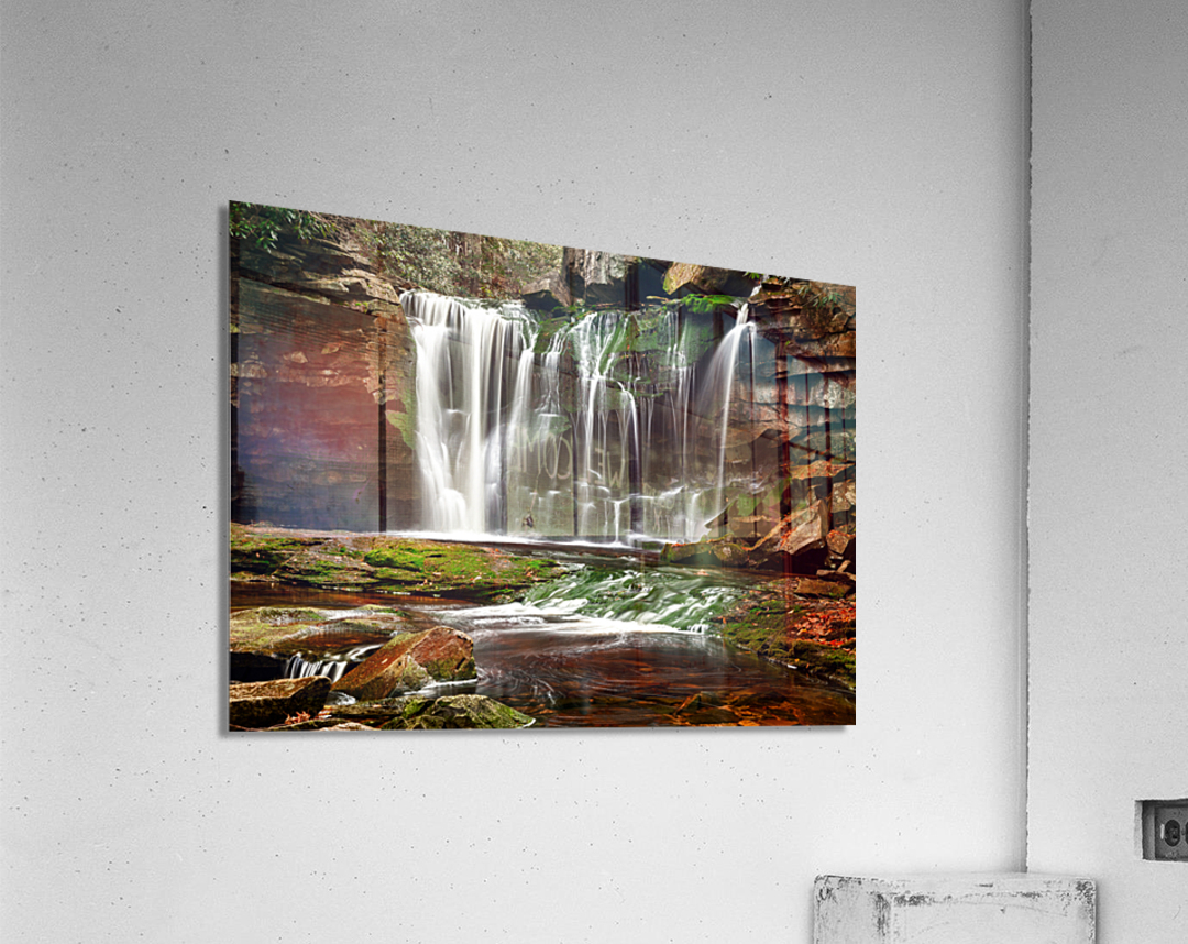 Elakala Falls in West Virginia Acrylic Print