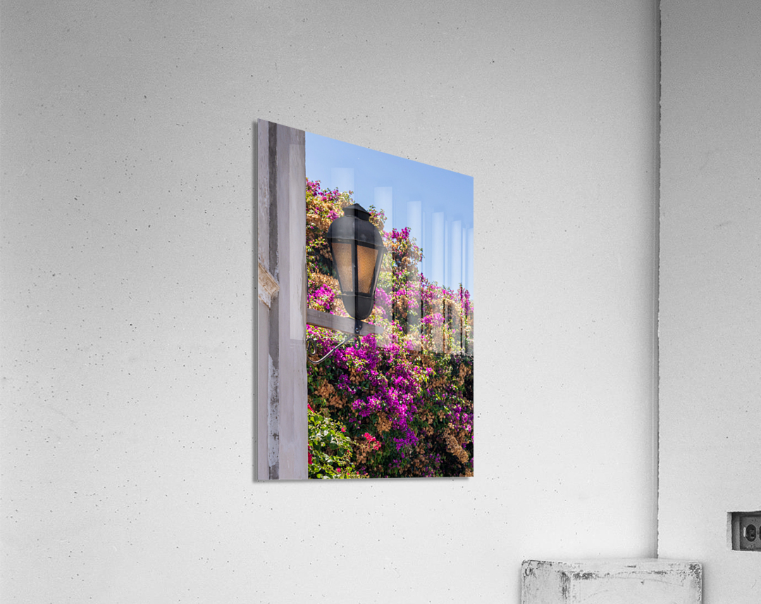 Street lamp in Unesco historical town of Colonia del Sacramento Acrylic Print